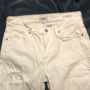 Agolde white jeans